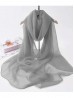 Chiffon Solid Color Fashion Scarf